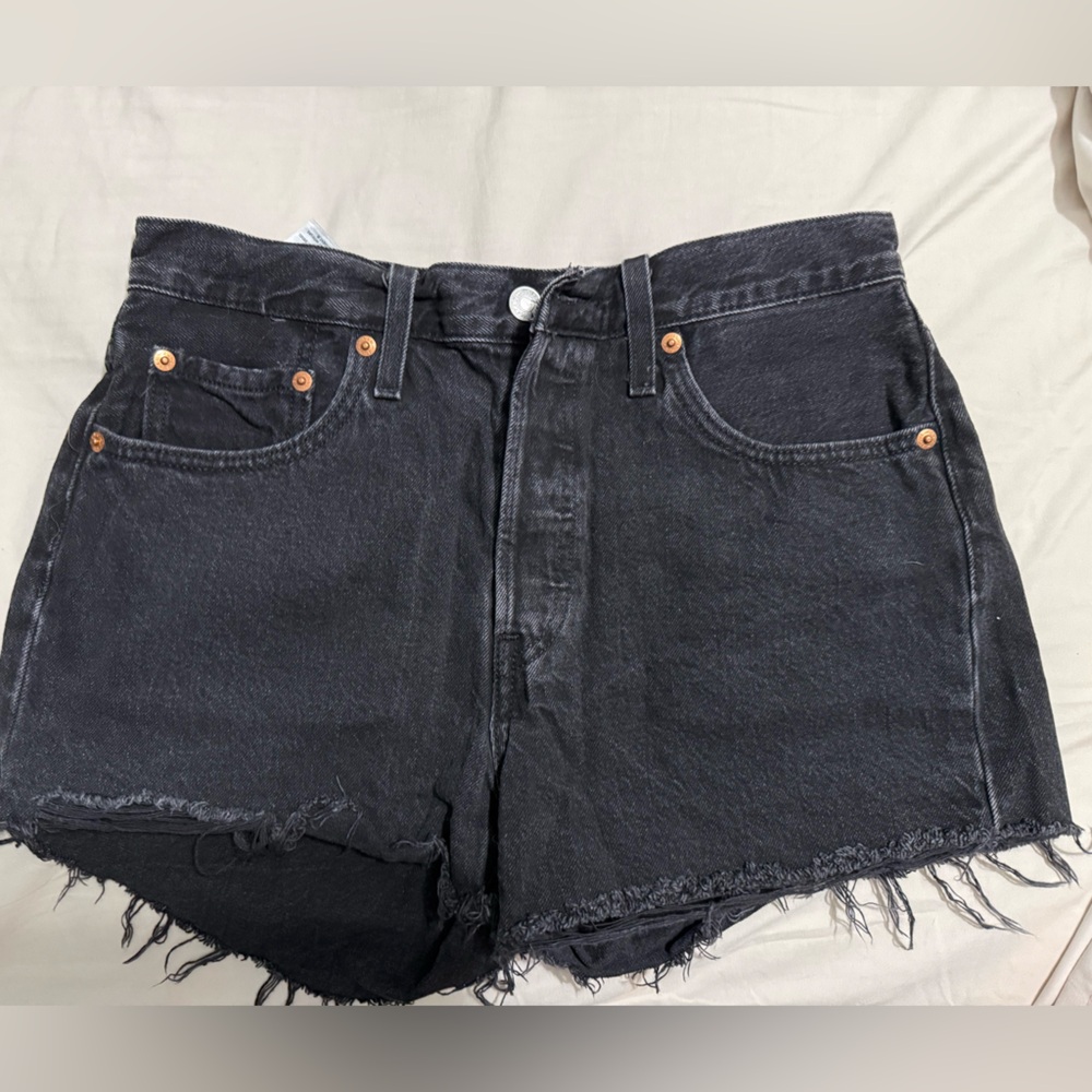 Levi’s Women's Black Denim Shorts